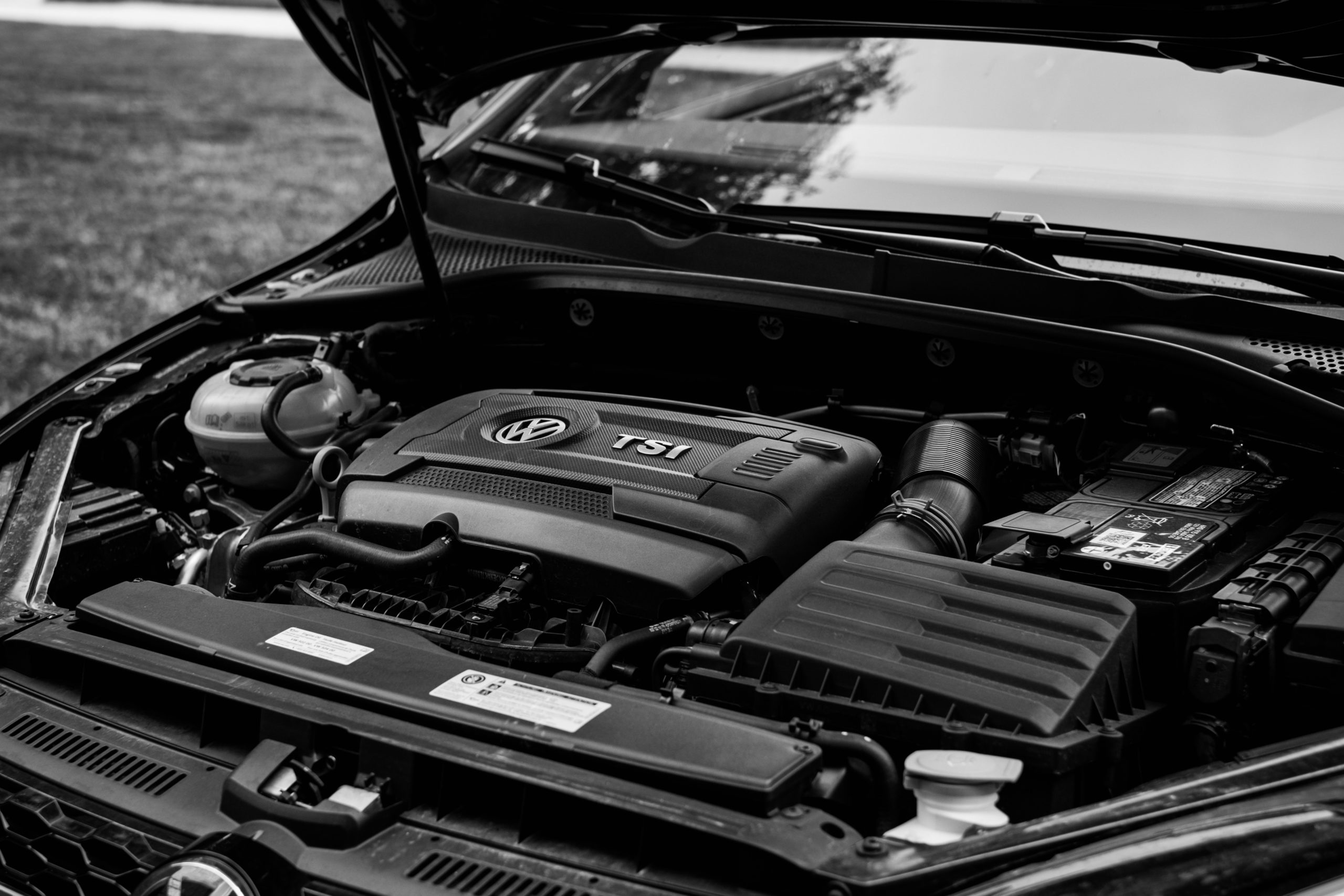 Motorrommet på Volkswagen TSI